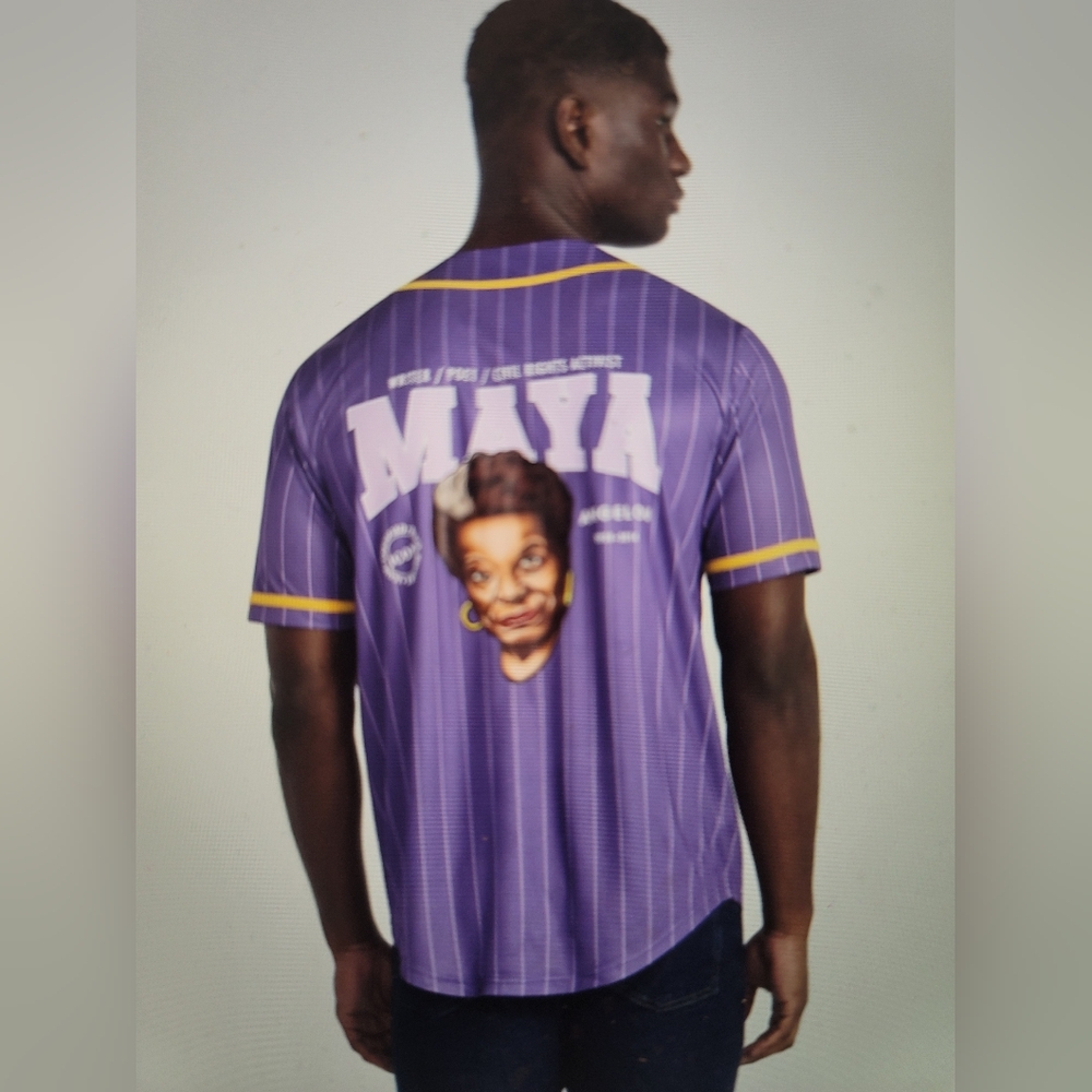 NWT MAYA DE ANGELOU icon Jersey Medium - Picture 1 of 12